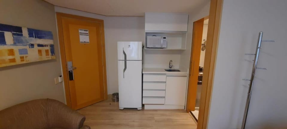 Flat em hotel 4 estrelas com ótima localização em Higienópolis Apartment hotel in Sao Paulo City