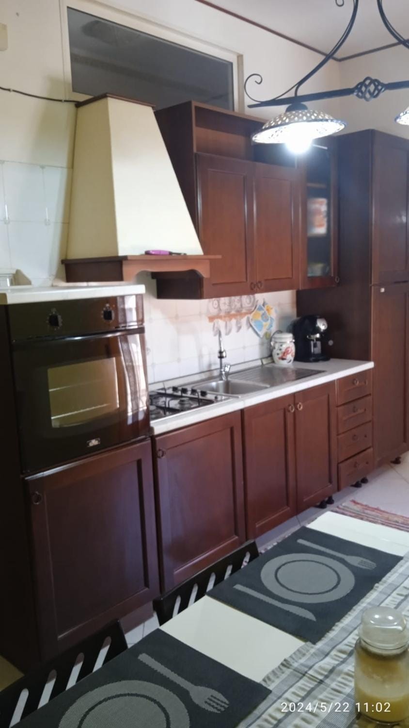 Kitchen or kitchenette, stove, kitchen