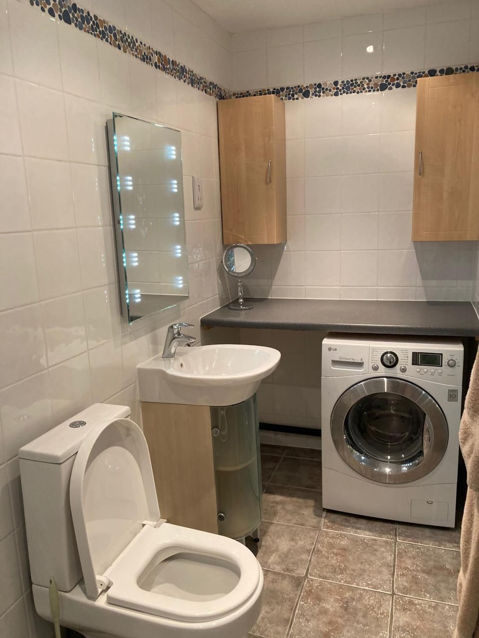 Toilet, Bathroom, washing machine