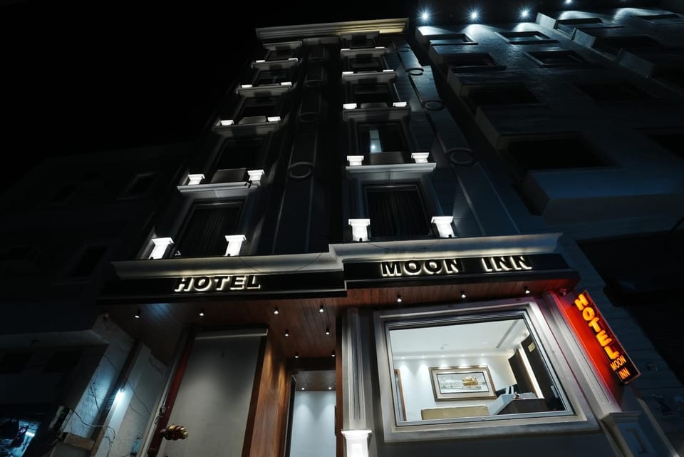 Property building, Night, Property logo or sign, Street view