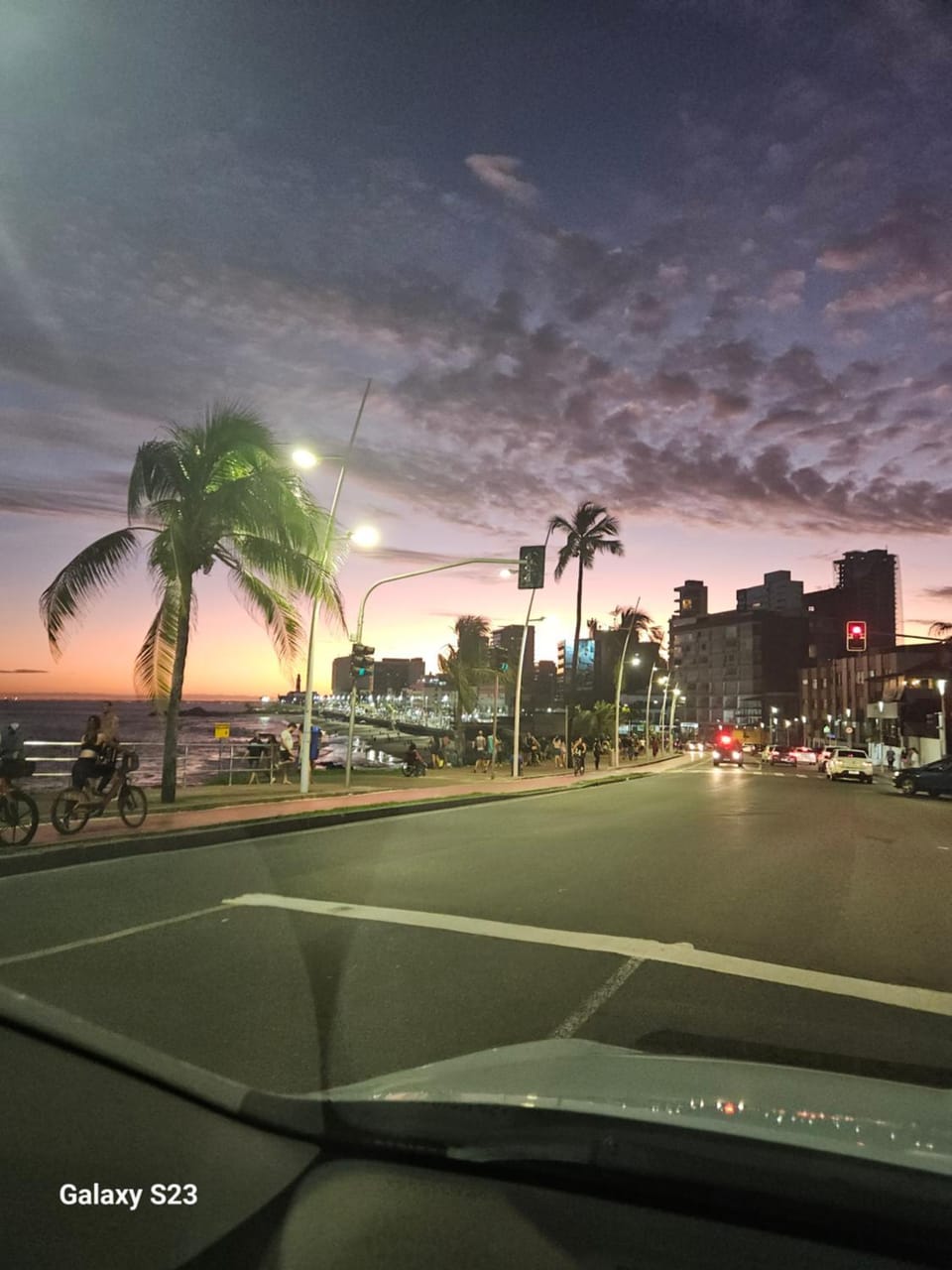 Night, Neighbourhood, City view, Street view, Location, Sunset