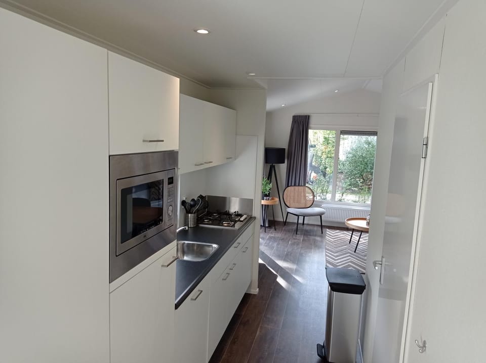 Living room, kitchen