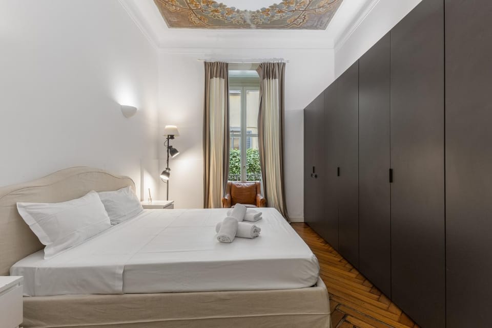 Bed, Photo of the whole room, Bedroom, wardrobe