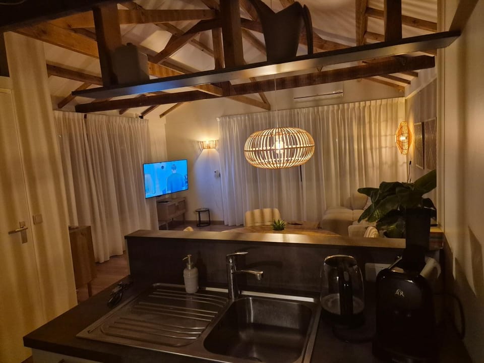 Luxe Boshuisje met Privé Wellness & Jacuzzi op de Veluwe Apartment in Ermelo