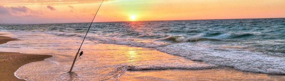 Natural landscape, Fishing, Beach, Sea view, Sunset