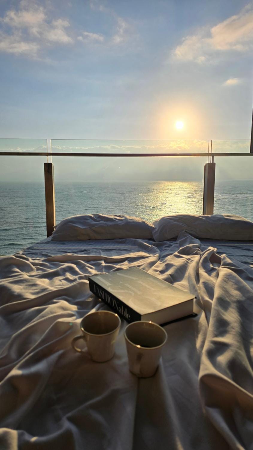 Beach, Sea view, Sunrise