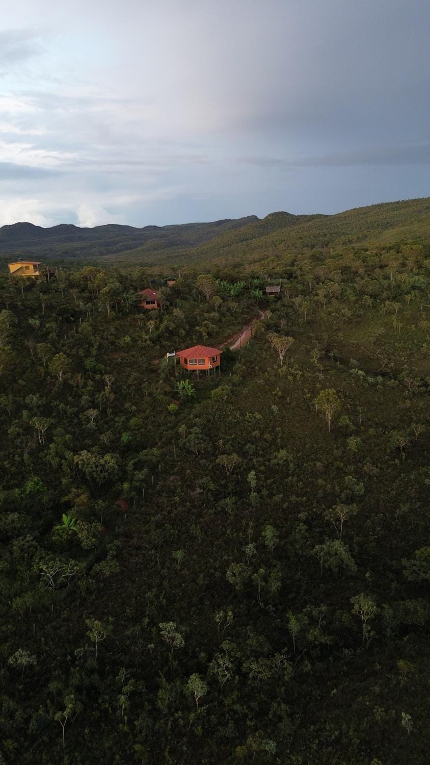 Natural landscape, Bird's eye view, Mountain view