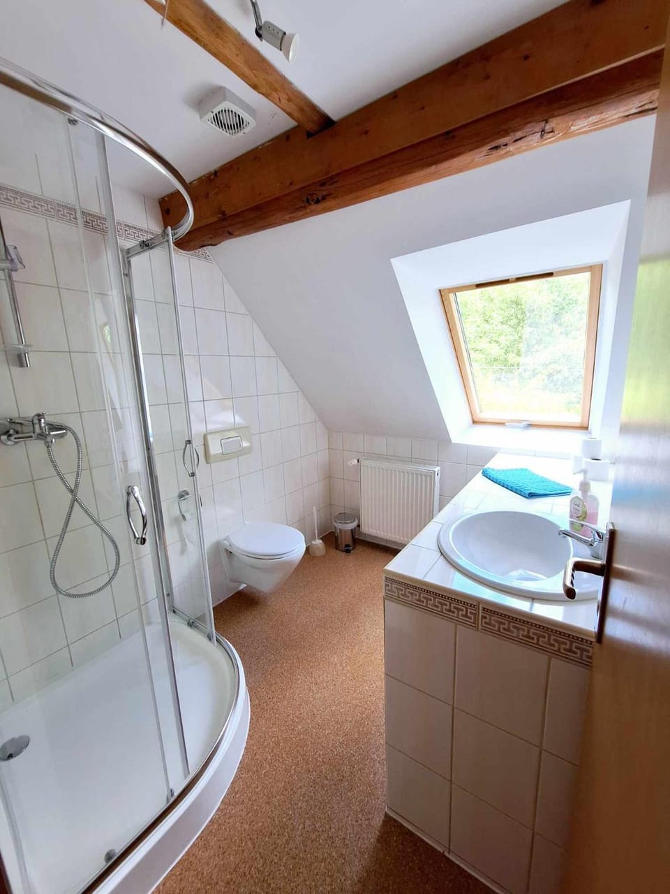 Shower, Bathroom, towels