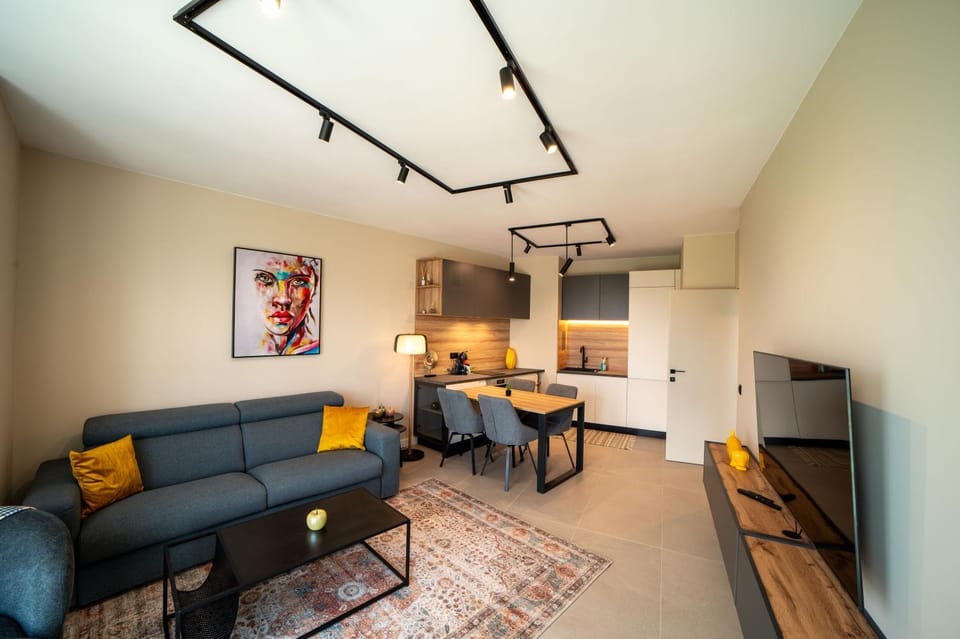 Communal lounge/ TV room, TV and multimedia, Kitchen or kitchenette, Living room, Seating area, Dining area