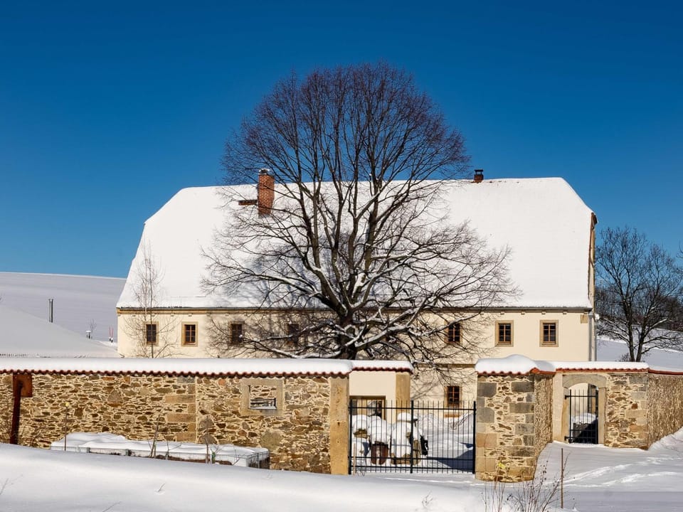 Property building, Winter, Landmark view
