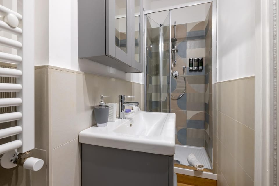 Shower, Toilet, Bathroom, bidet, hair dryier, towels