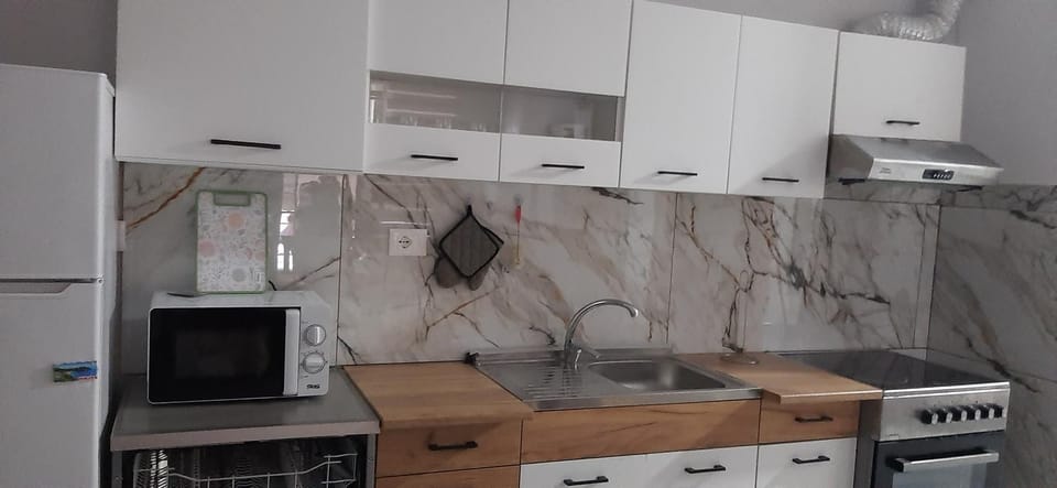 huge terrace with sea view Apartment in Tirana County, Albania