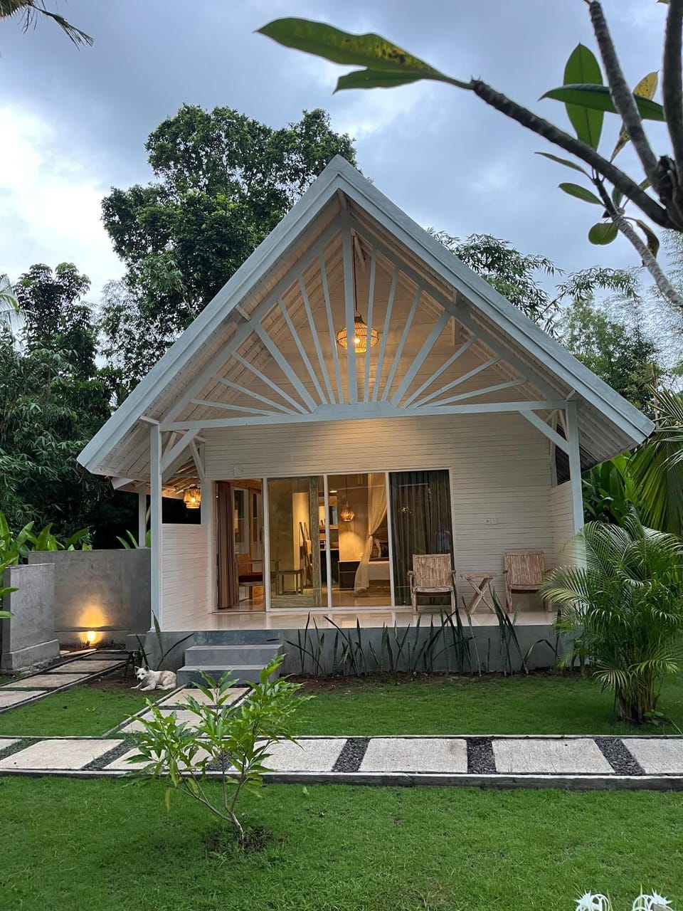 Property building, Garden