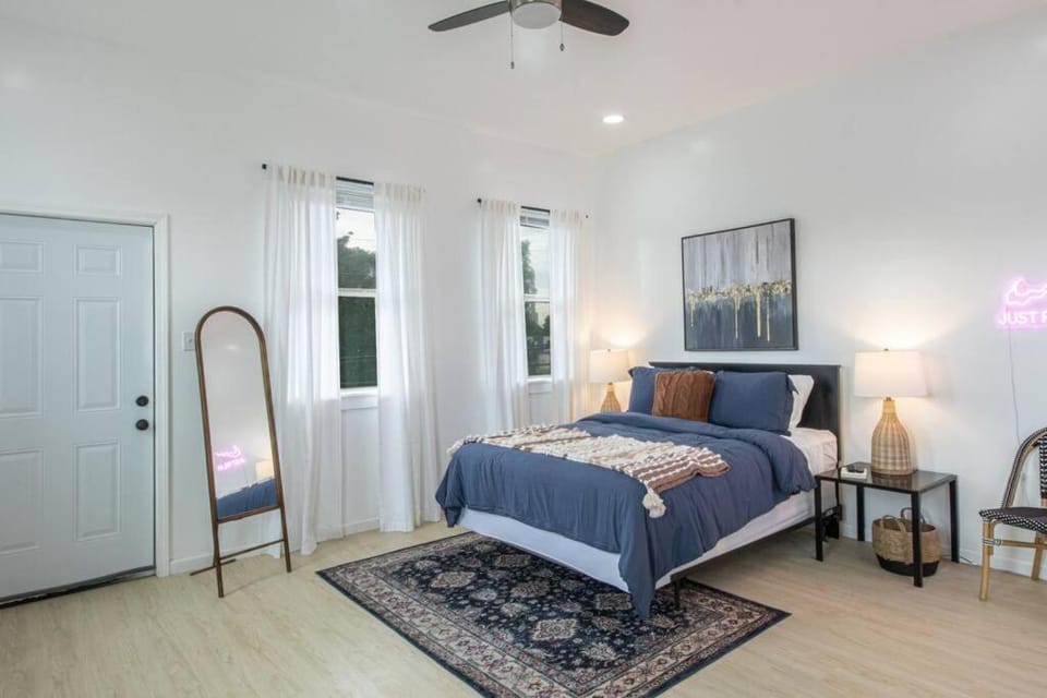 Vibrant Gray Downtown Loft Apartment in Warehouse District