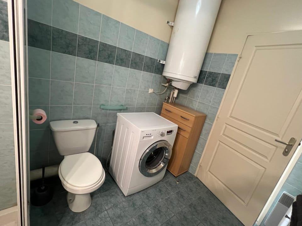 Toilet, Bathroom, washing machine