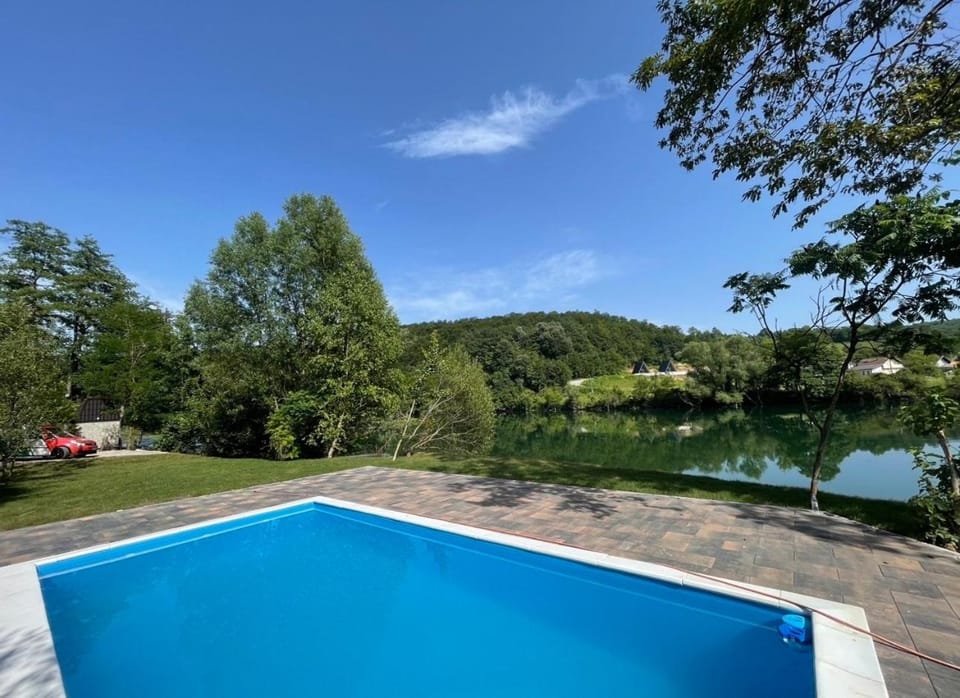 Natural landscape, Pool view, Swimming pool