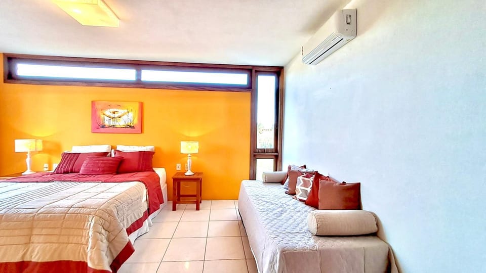 Bed, Bedroom, air conditioner
