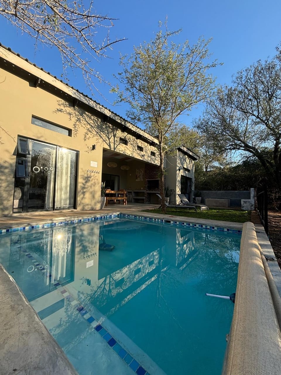 Property building, Pool view, sunbed