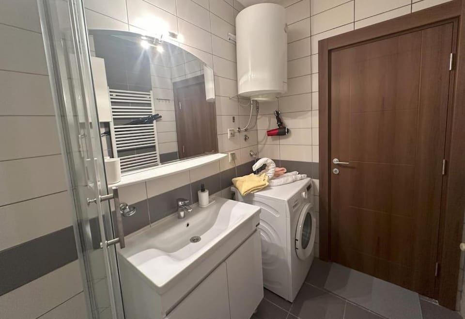 Shower, Bathroom, Bath, washing machine