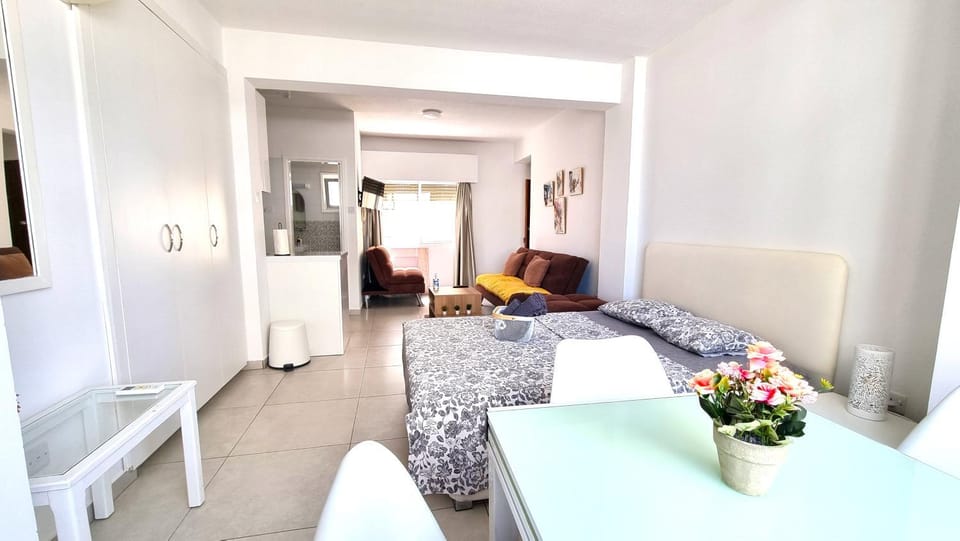 Bed, TV and multimedia, Living room, Photo of the whole room, Seating area, Dining area, Bedroom, wardrobe