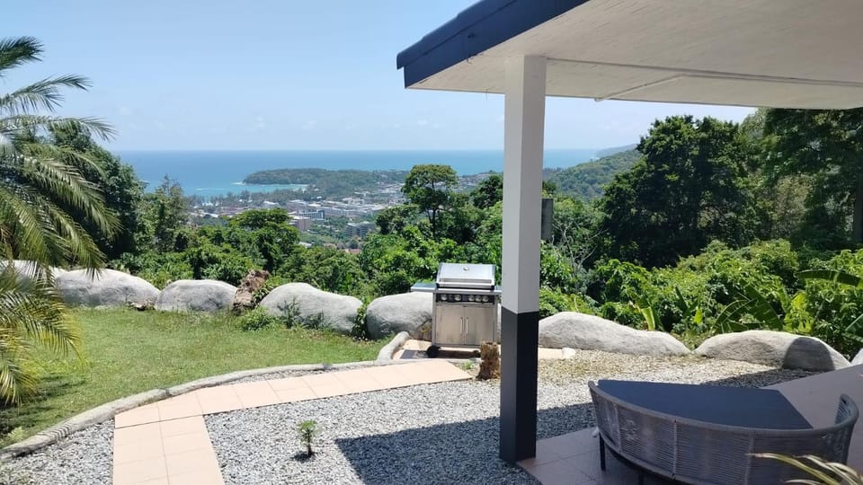 Patio, Natural landscape, Balcony/Terrace, Sea view