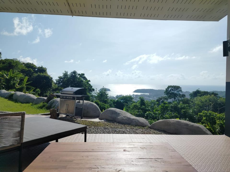 Patio, Natural landscape, View (from property/room), Seating area, Sea view