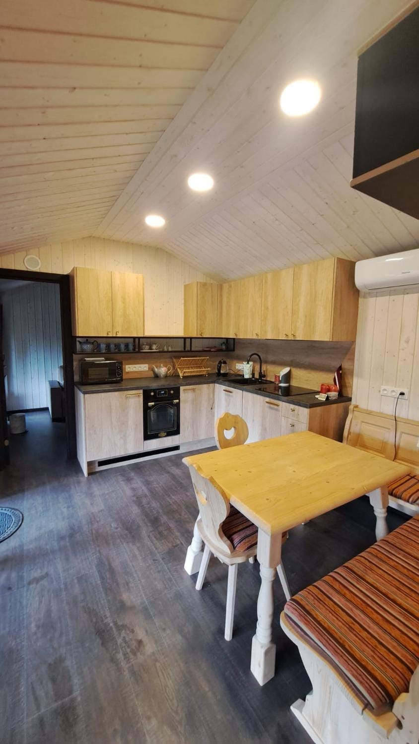 Kitchen or kitchenette, Dining area
