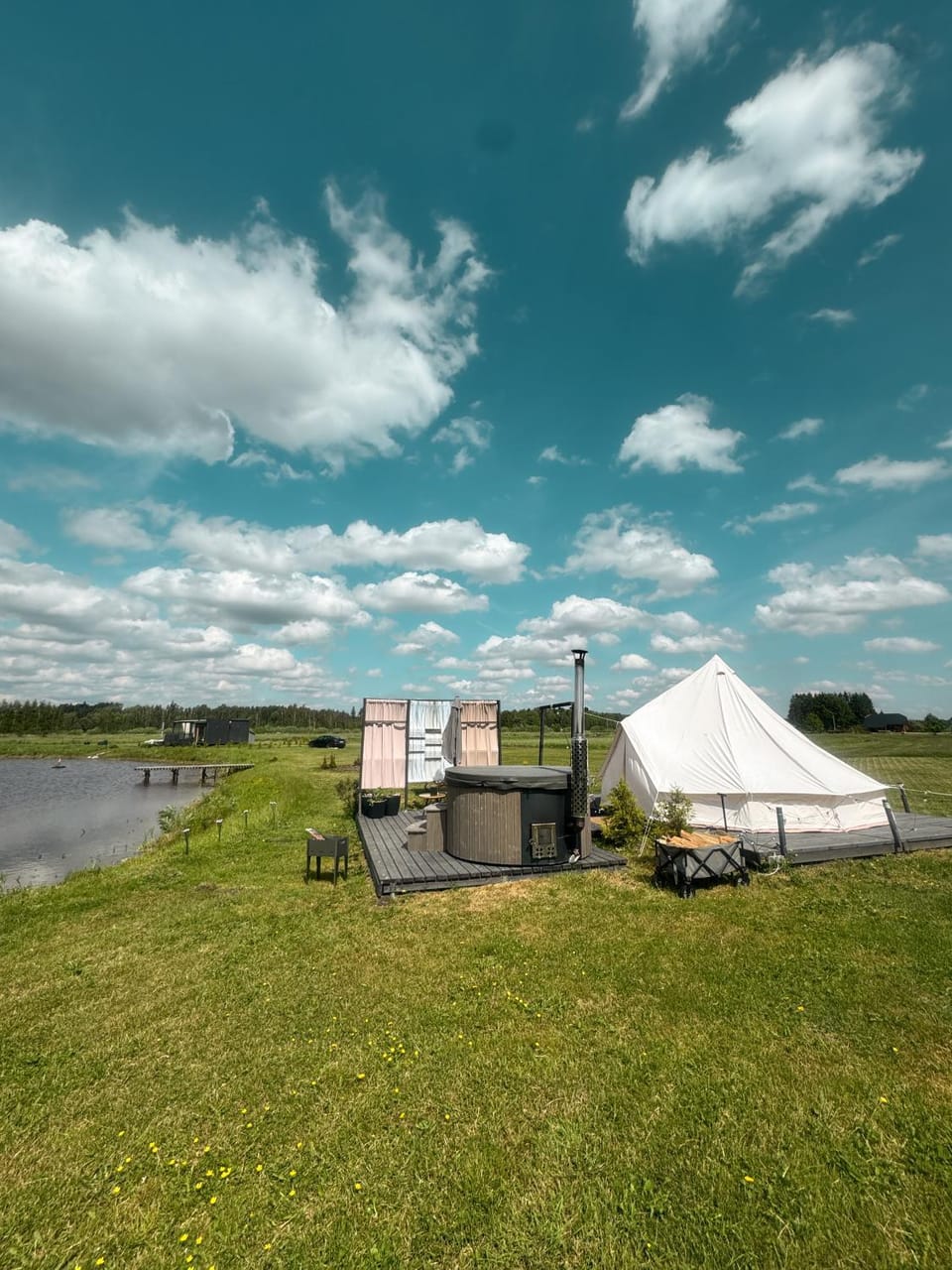 Glempings MIGLA Luxury tent in Latvia