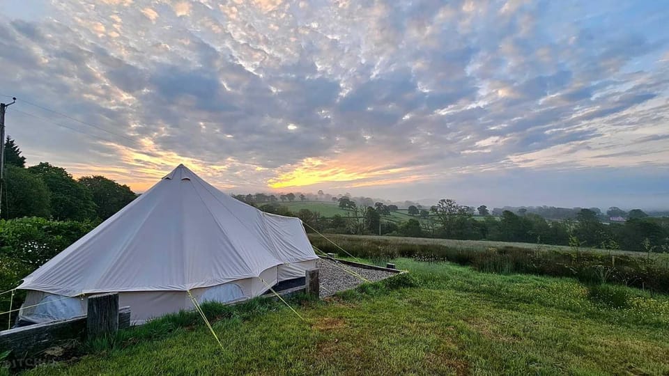 Natural landscape, Mountain view, Sunrise