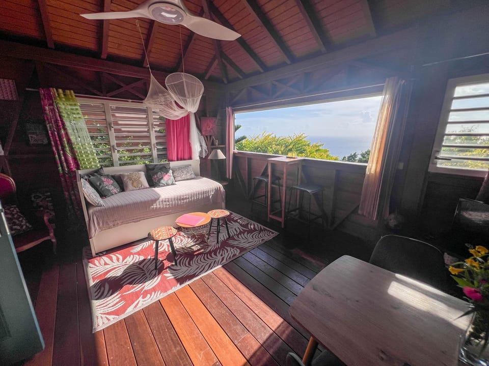 Natural landscape, Living room, Sea view