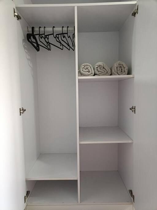 towels, wardrobe
