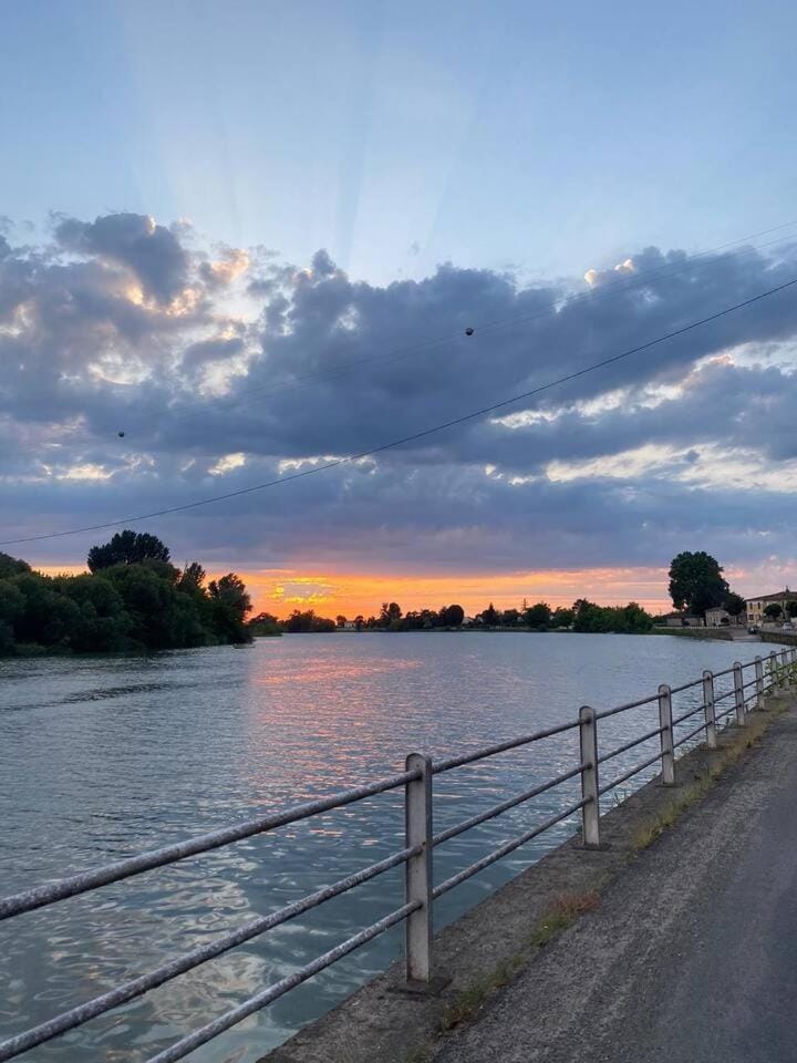 River view, Sunset
