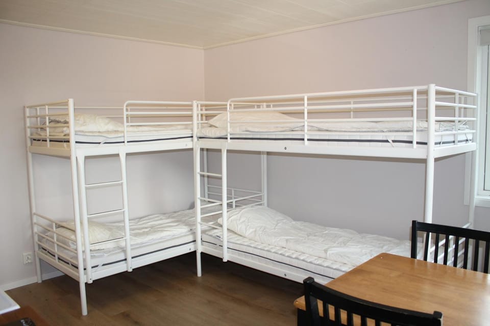 Photo of the whole room, bunk bed