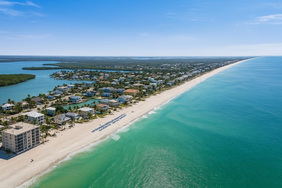 Bird's eye view, Beach, Sea view