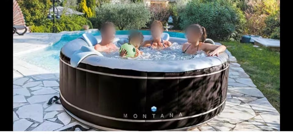Day, Natural landscape, BBQ facilities, Garden, Hot Tub, Hot Tub, Garden view, Pool view, Swimming pool, Swimming pool