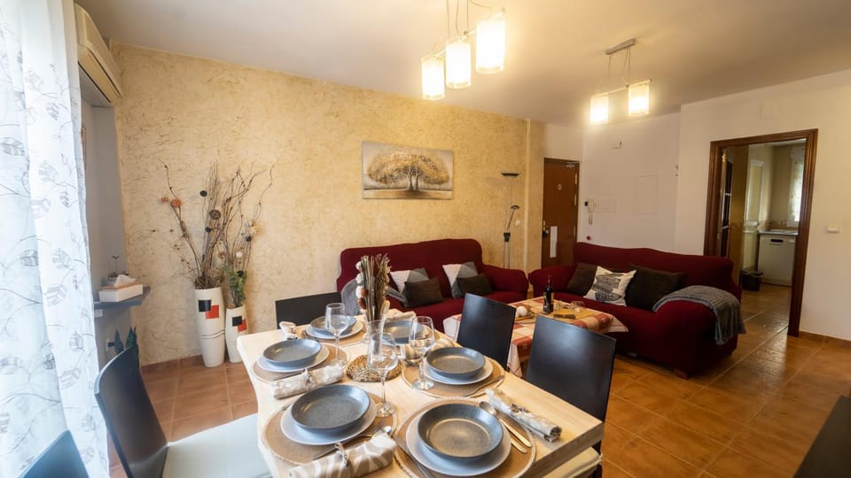 Living room, Seating area, Dining area