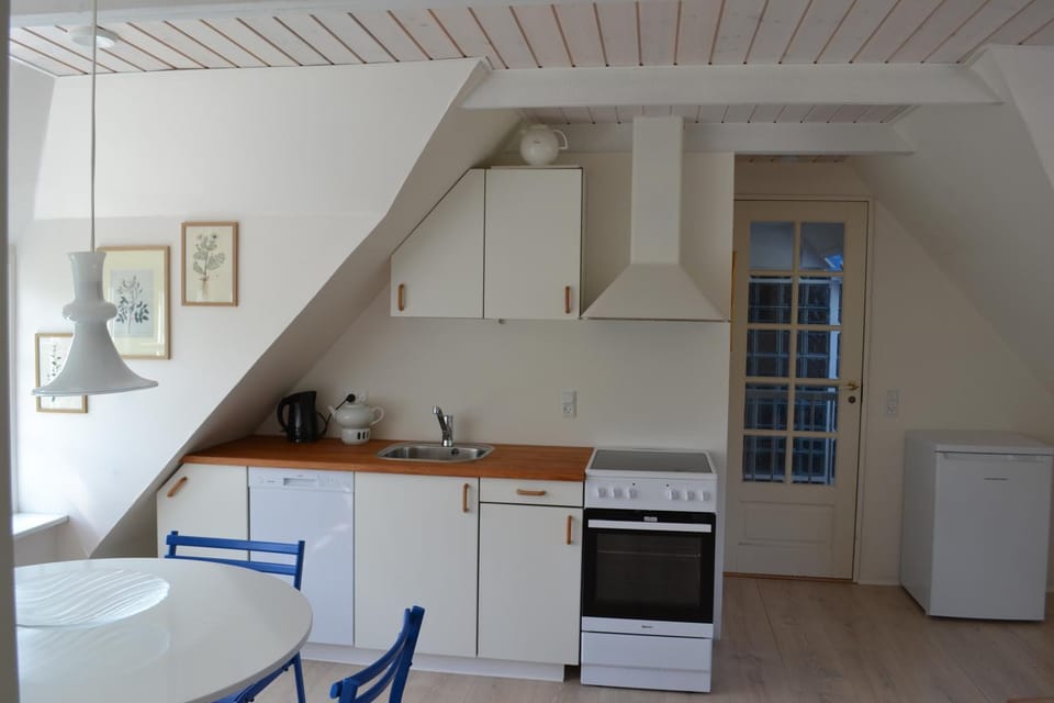 Kitchen or kitchenette, Dining area, dishwasher, oven, stove