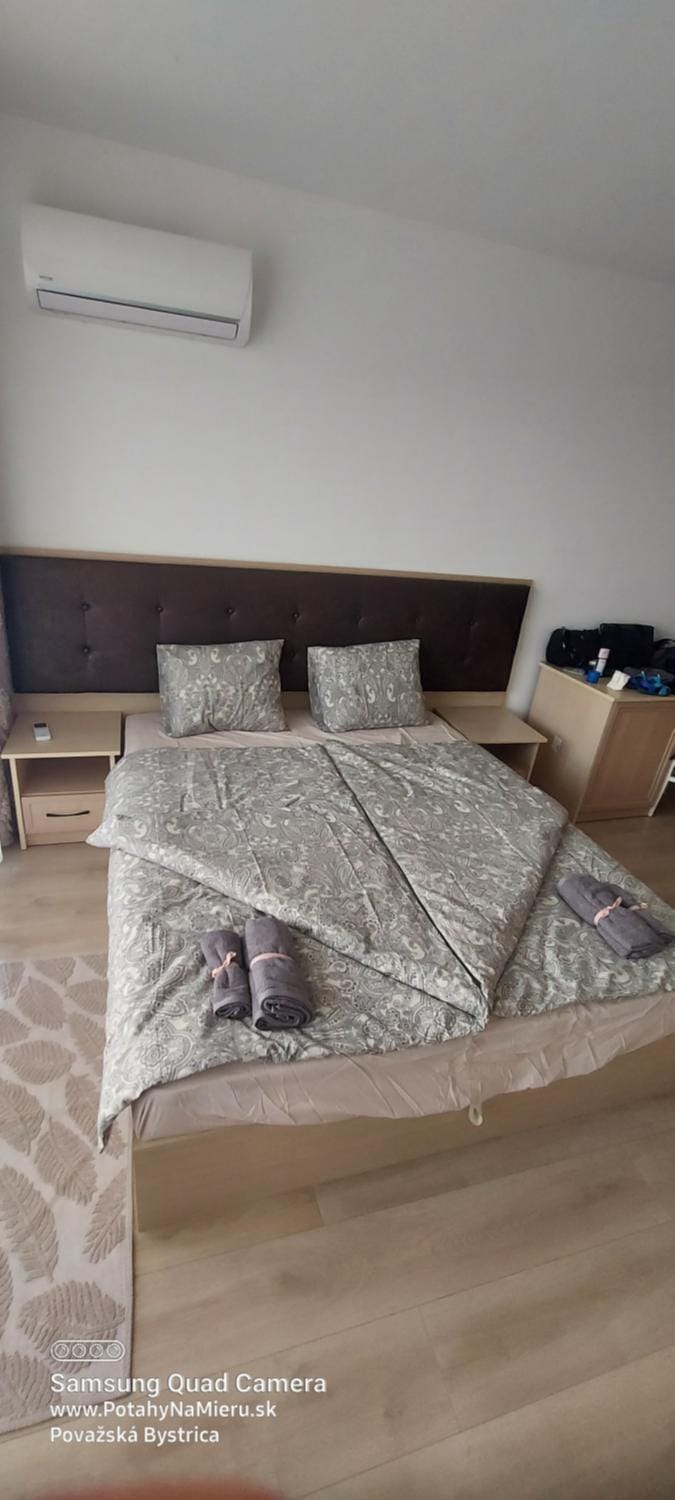 Bed, Photo of the whole room, Bedroom, air conditioner
