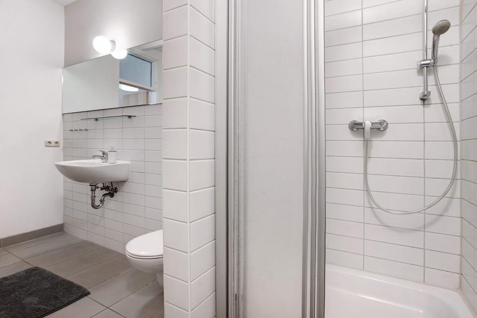 Bathroom, Living room