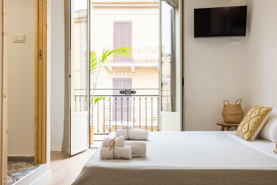 TV and multimedia, Balcony/Terrace, Bedroom, towels