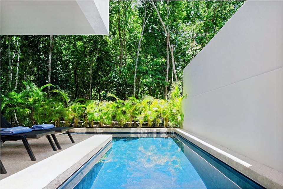 Garden view, Swimming pool, sunbed