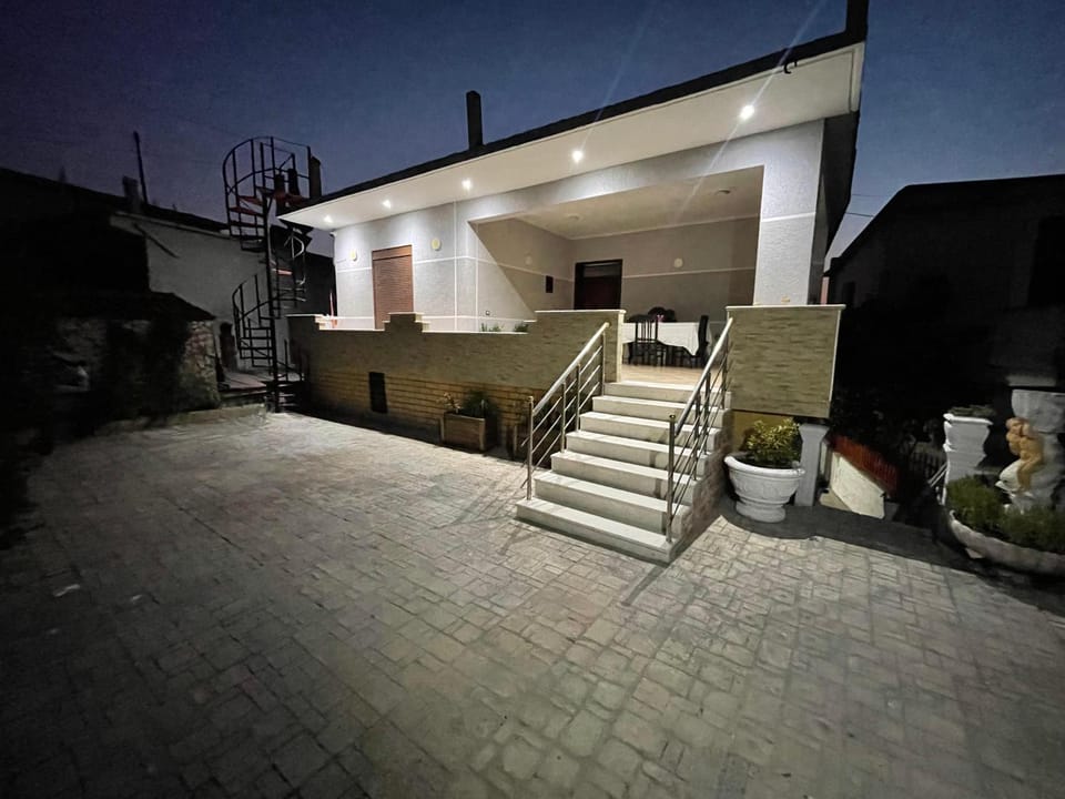Property building, Night, Parking