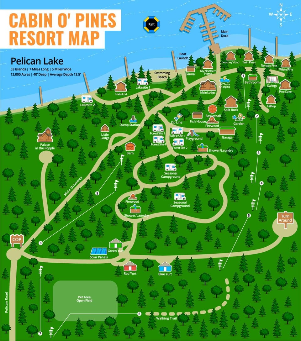 Cabin O' Pines - A Family Friendly Resort Cabin in Minnesota