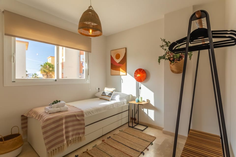 Terrace with panoramic views on Sea & Africa Apartment in Tarifa