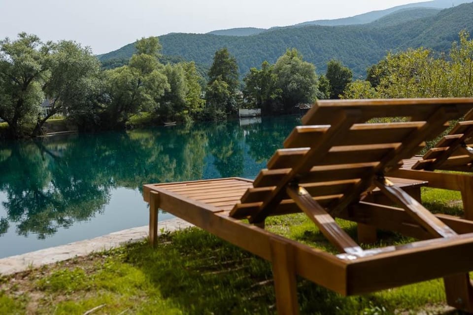 Spring, Day, Natural landscape, Lake view, Mountain view, River view