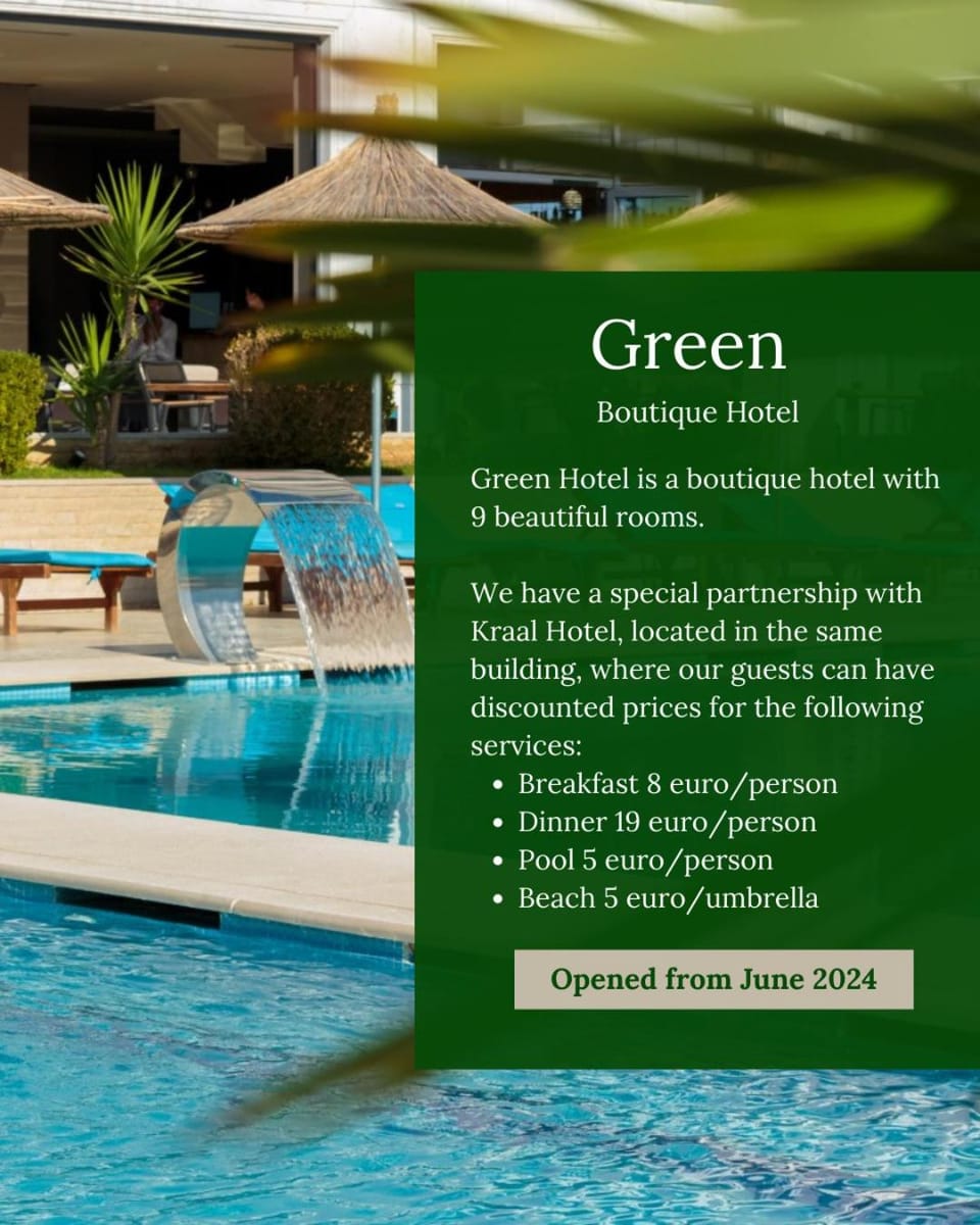 Swimming pool, Breakfast