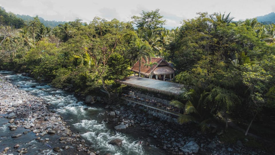 Restaurant/places to eat, Bird's eye view, Balcony/Terrace, River view