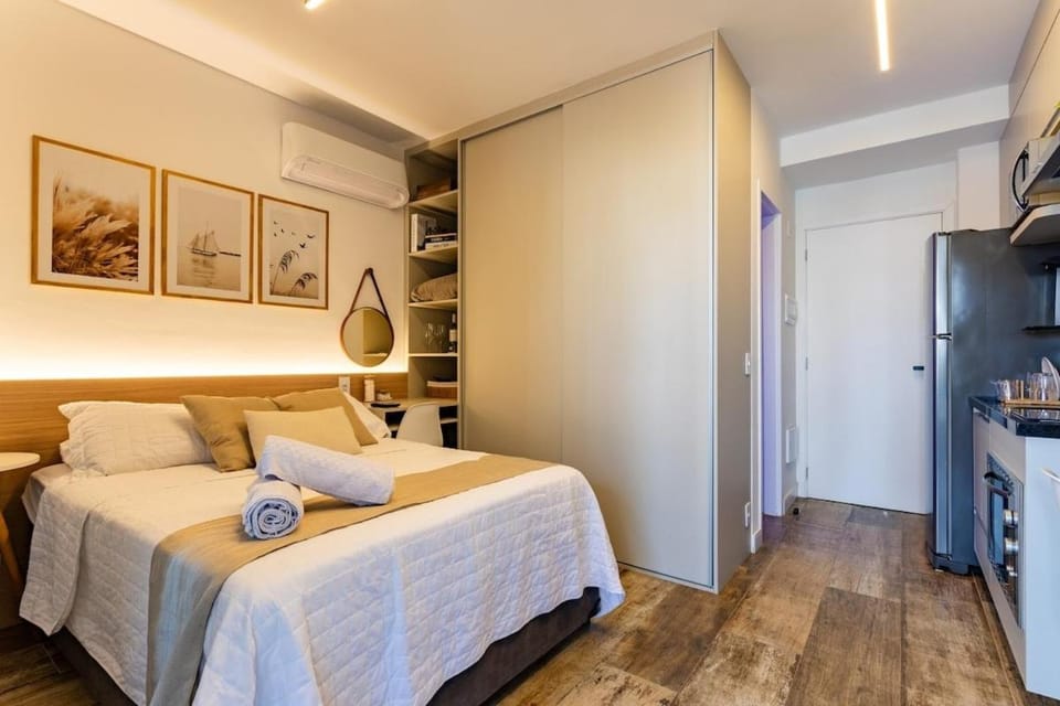 Studio Encanto | Piscina Sauna Rooftop Apartment in Sao Paulo City