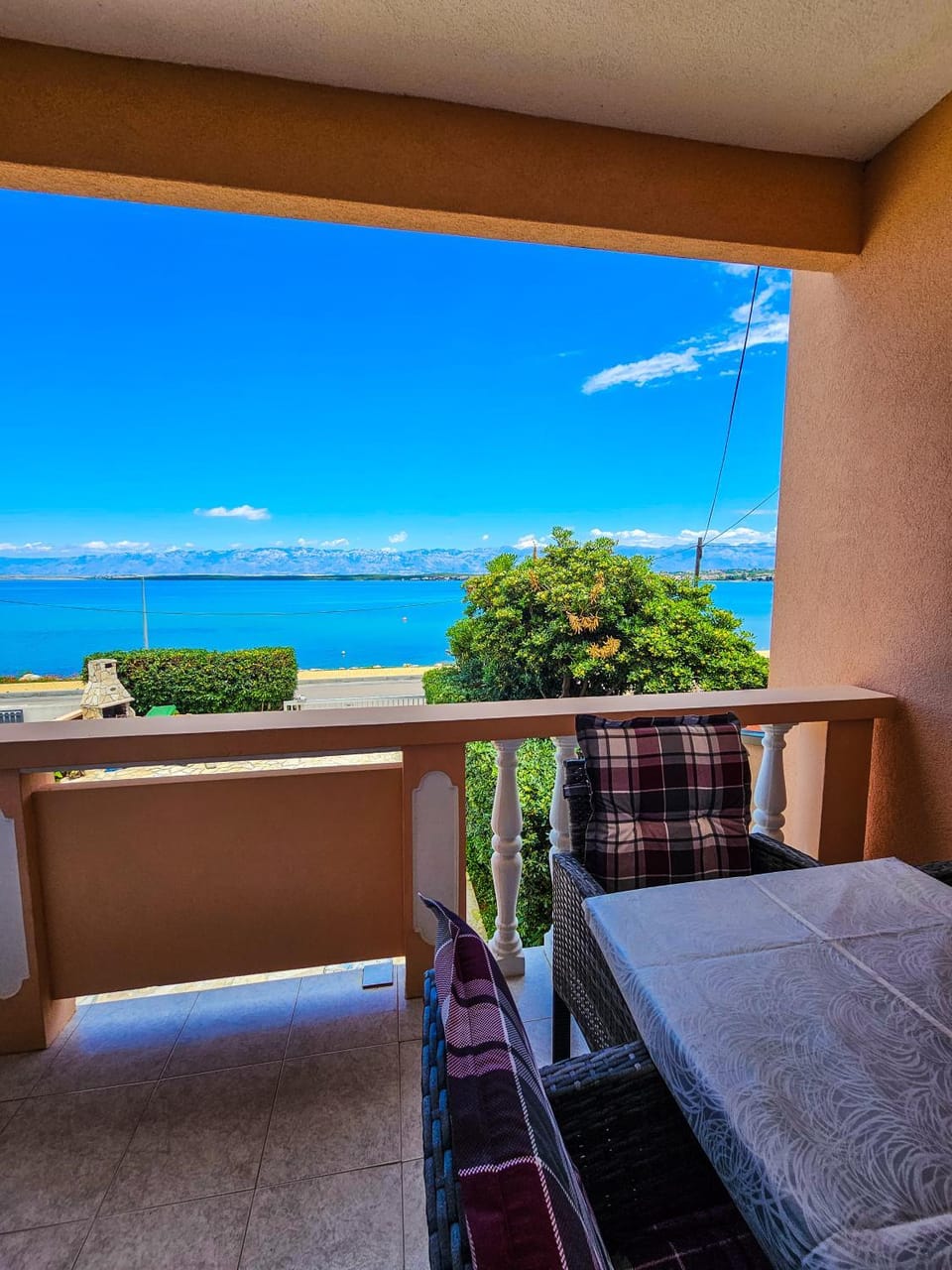 Day, Natural landscape, View (from property/room), Balcony/Terrace, Photo of the whole room, Seating area, Sea view