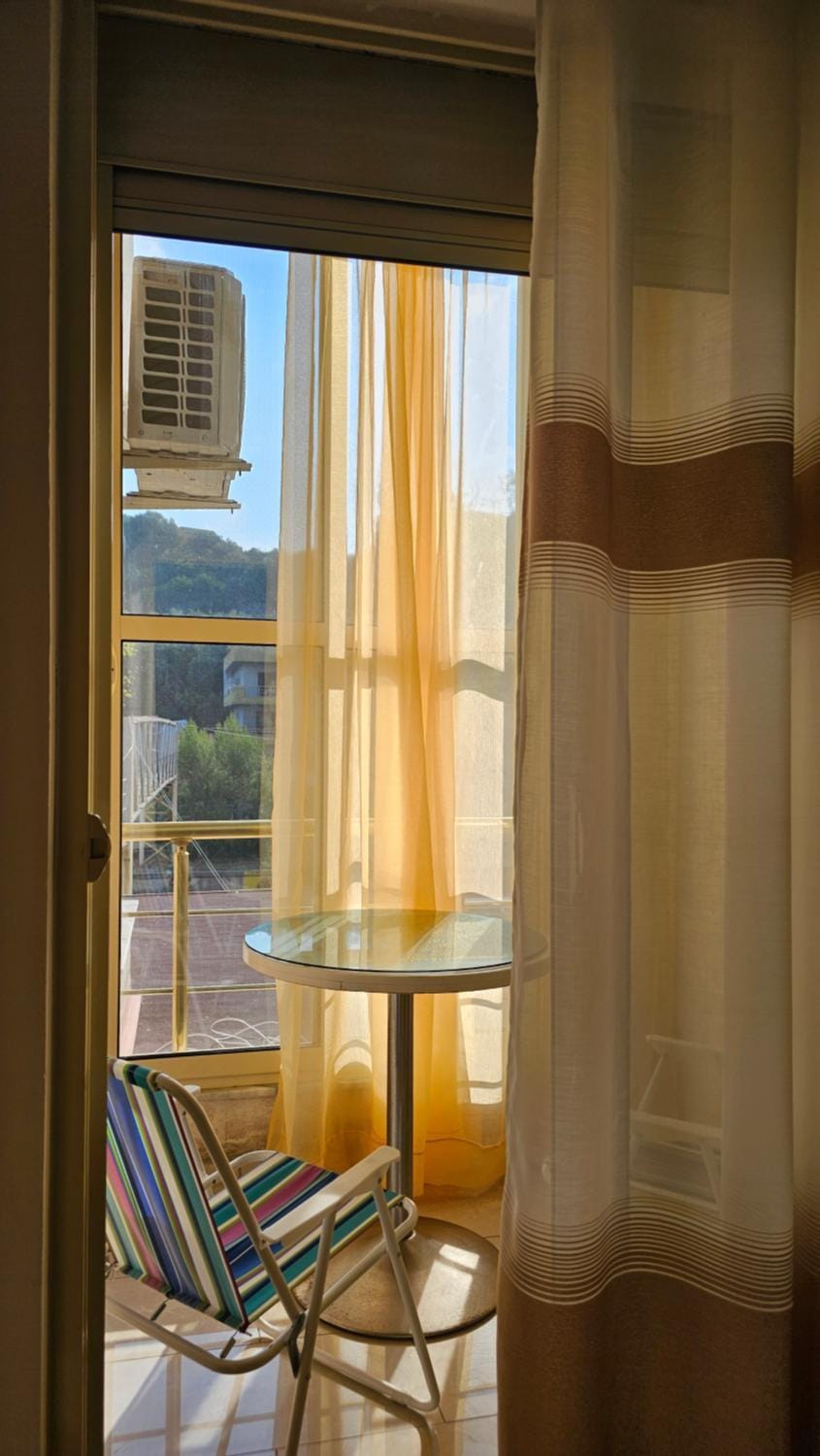 View (from property/room), Balcony/Terrace, Seating area